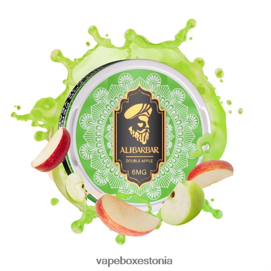 Disposable Vape Eesti - Alibarbar nikotiini kotid kahekordne õun ZPF6T296