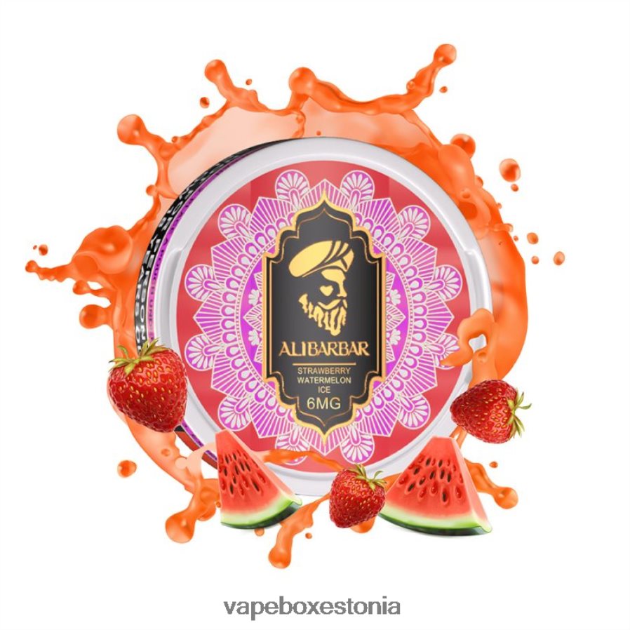 Disposable Vape Eesti - Alibarbar nikotiini kotid maasika arbuusijää ZPF6T293