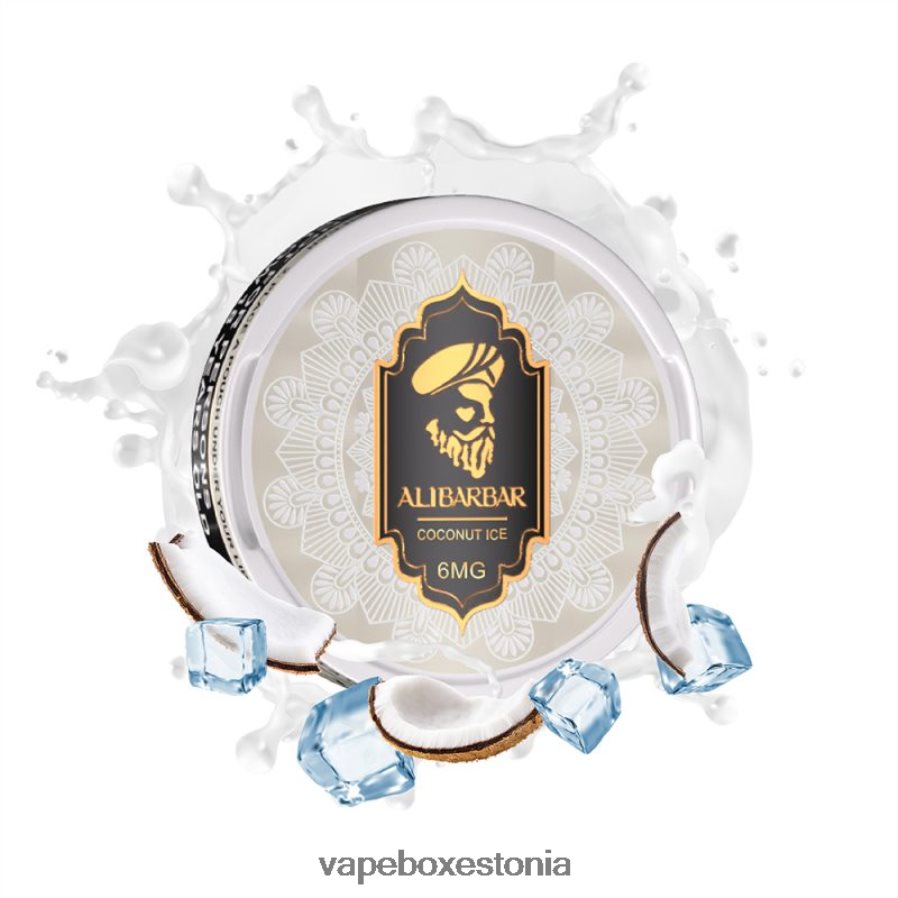 Vape Liquid - Alibarbar nikotiini kotid kookose jää ZPF6T283
