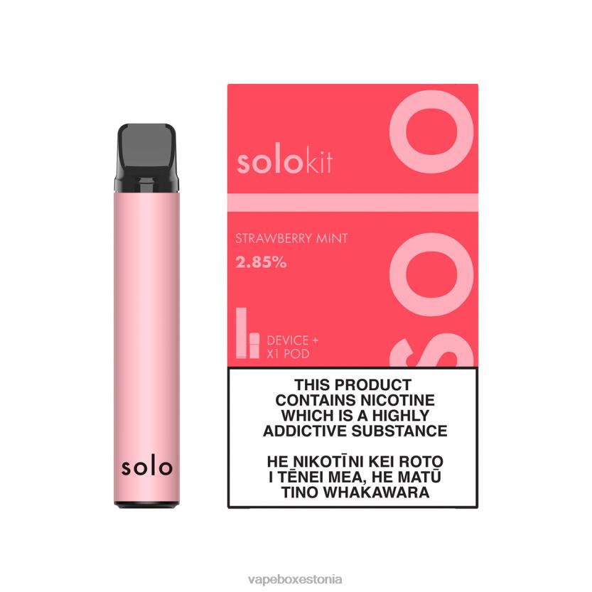 Vape Liquid - Solo kauna komplekt R22V441 maasika piparmünt