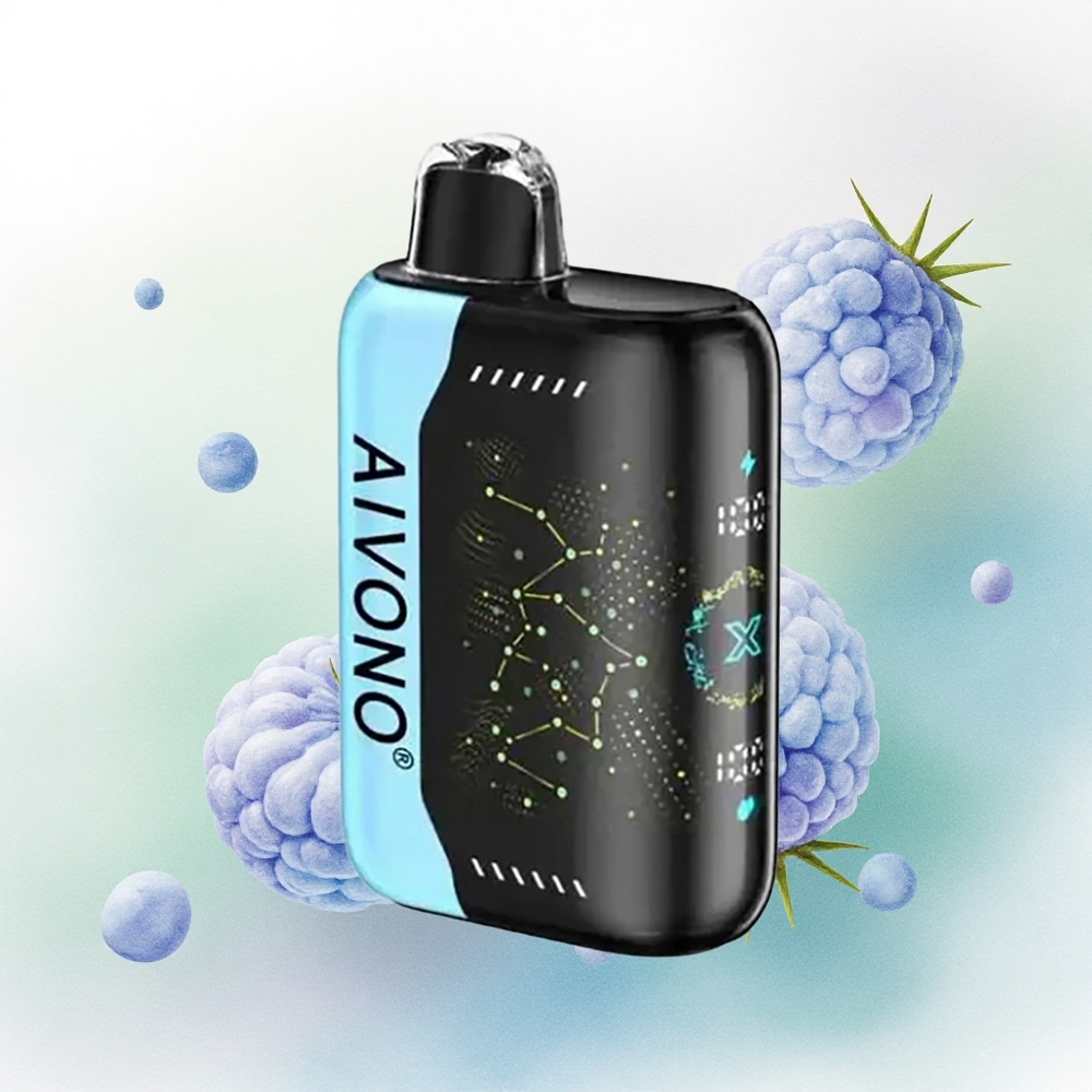 Aivono Aim Boom 25000 Sinine Vaarikas Jää 650mAh 0% nikotiini