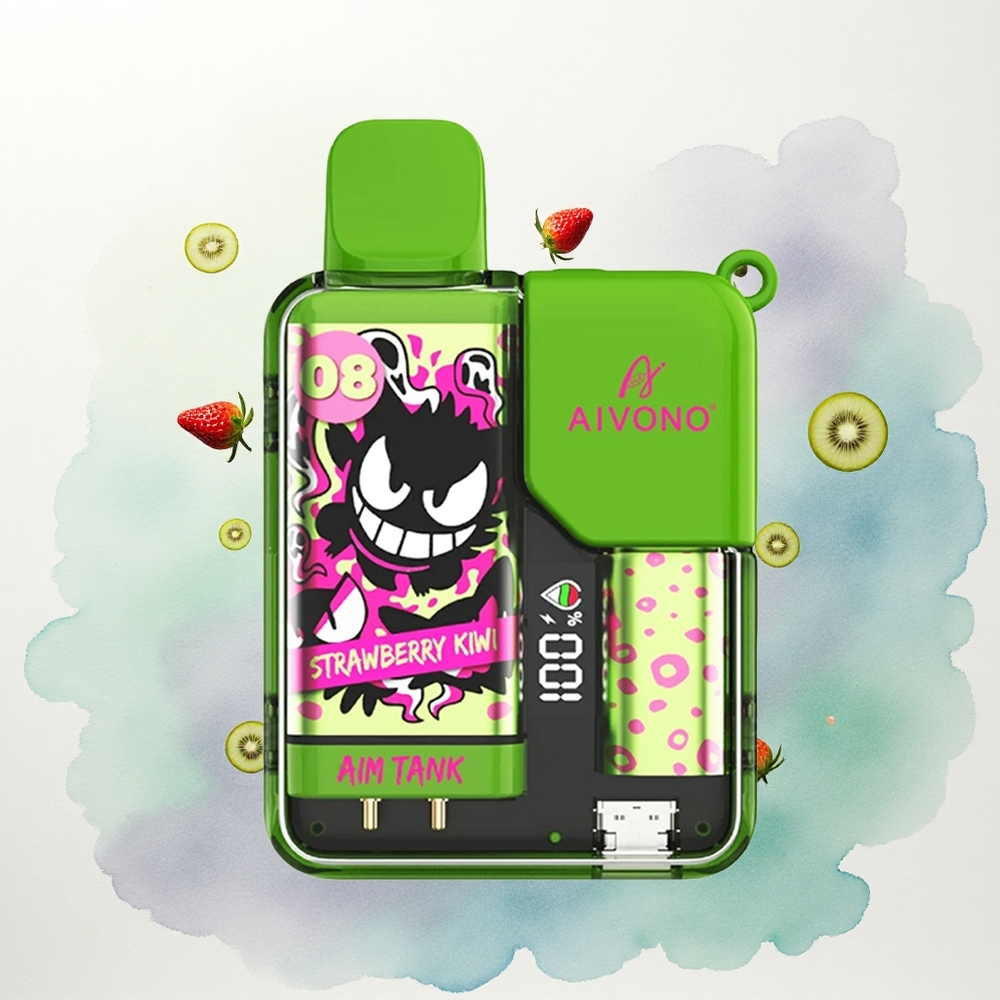 Aivono Aim Tank 9500 Maasika-Kiivi 18ml 650mAh 5% nikotiini