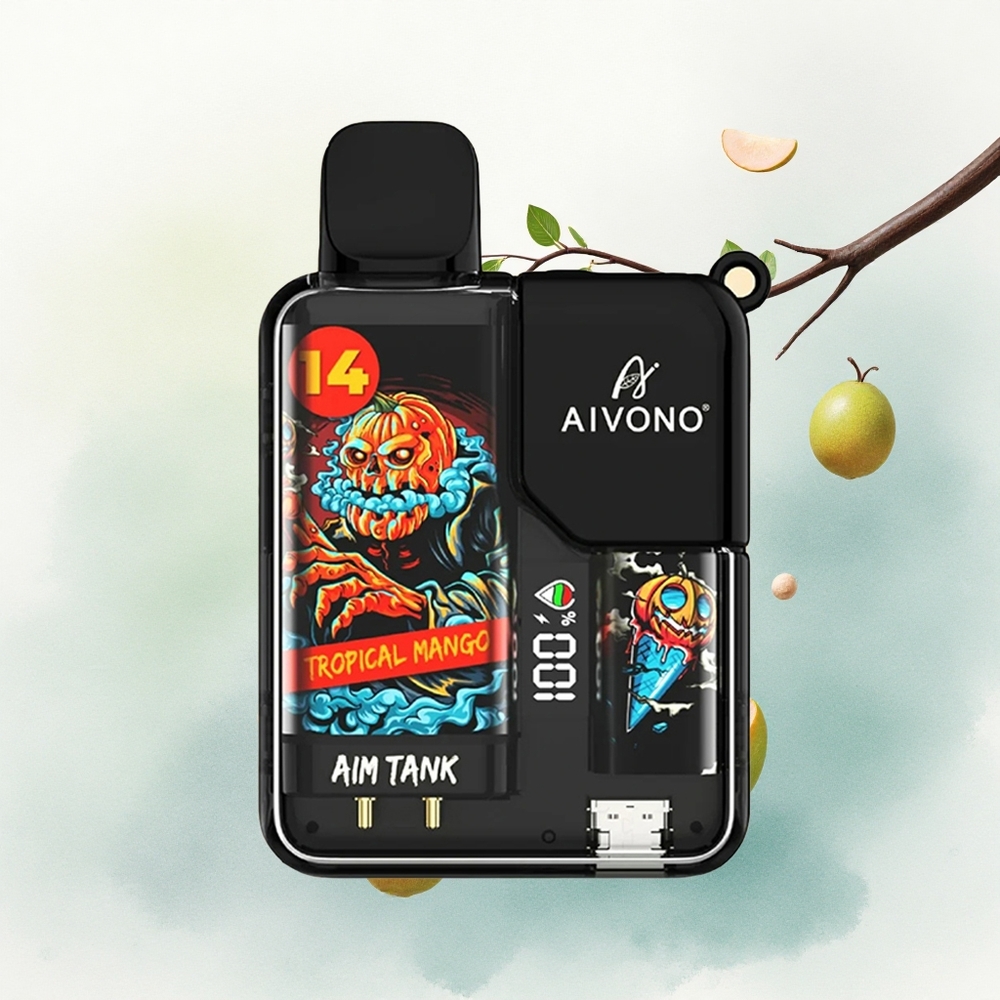 Aivono Aim Tank 9500 Tropiline Mango 650mAh 18ml 2% nikotiini
