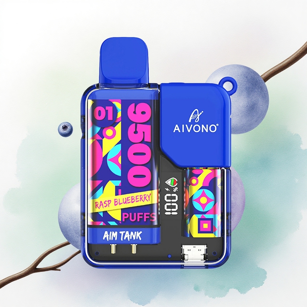 Aivono Aim Tank 9500 Vasakase mustikas 650mAh 18ml nikotiiniga