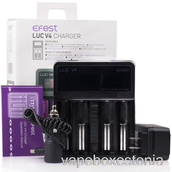 Vape Box Estonia Efest Luc V4 Lcd Laadija