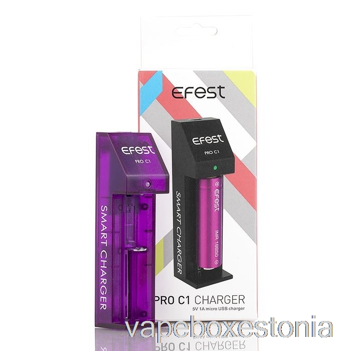 Vape Box Estonia Efest Pro C1 1-lahtriline Nutikas Akulaadija