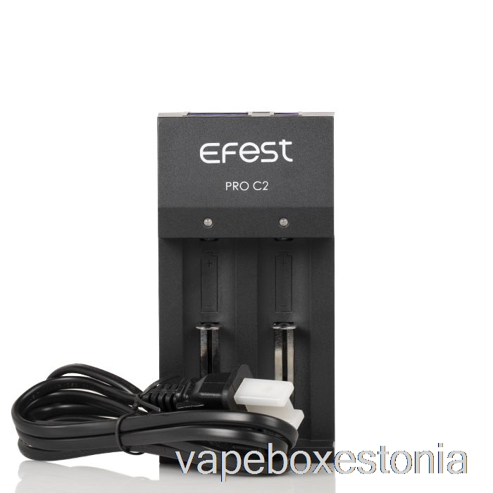 Vape Box Estonia Efest Pro C2 2-lahtriline Nutikas Akulaadija