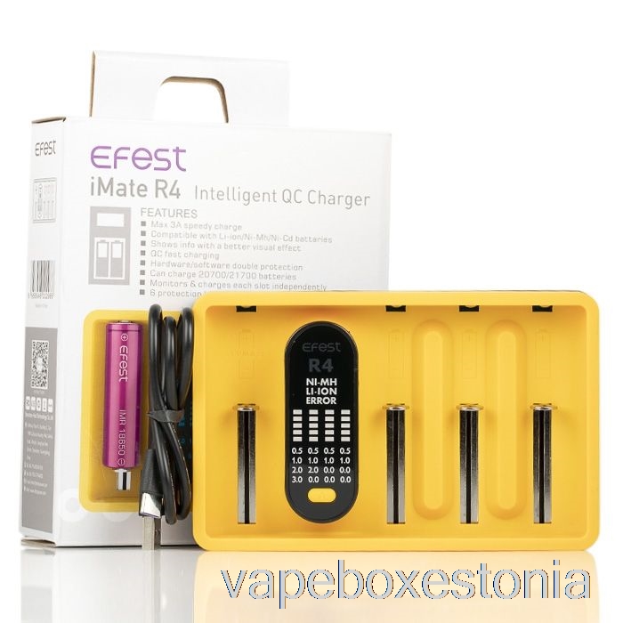 Vape Box Estonia Efest Imate R4 Intelligentne Qc Laadija