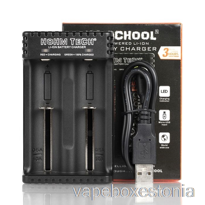 Vape Box Estonia Hohm Tech School 2 2a Mic-usb Laadija