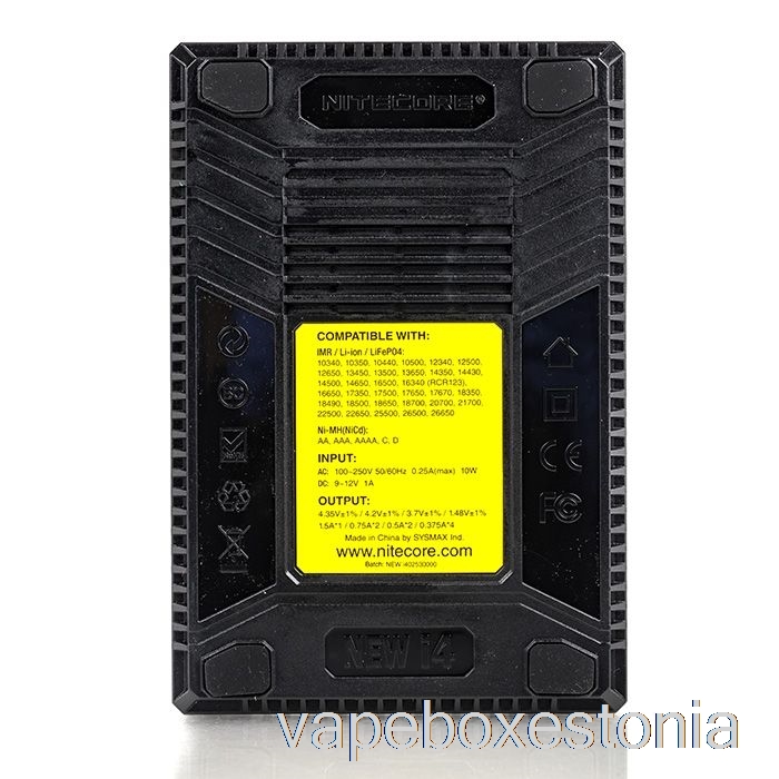 Vape Box Estonia Nitecore I4 Akulaadija V2 (4-lahtriline)
