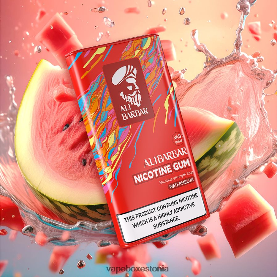 Vape Liquid - Alibarbar nikotiini kummi õun ZPF6T298