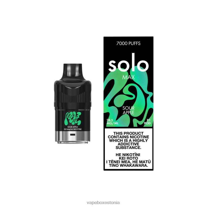 Vape Liquid - Solo MAX pod R22V480 hapu õun