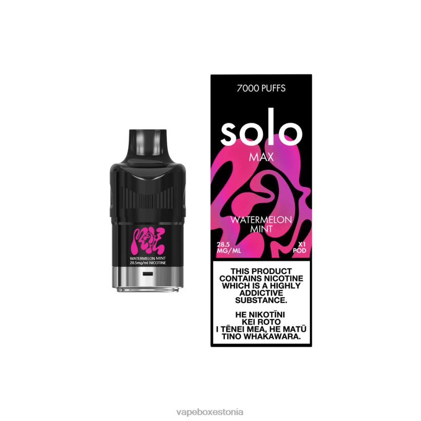 Vape Liquid - Solo MAX pod R22V486 arbuus piparmünt