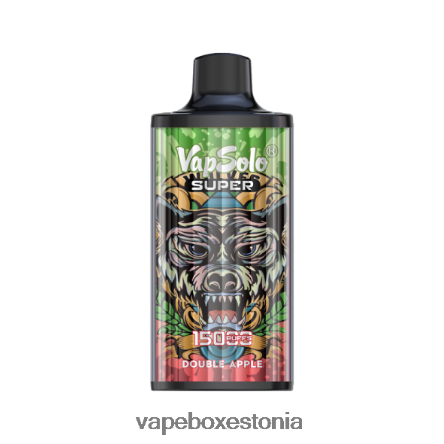 Disposable Vape Eesti - Vapsolo SUPER ühekordne vape kahekordne õun ZPF6T2129