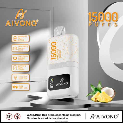 Disposable Vape Eesti - ananassi kookospähkel Aivono AIM magic 15 000 BN28672