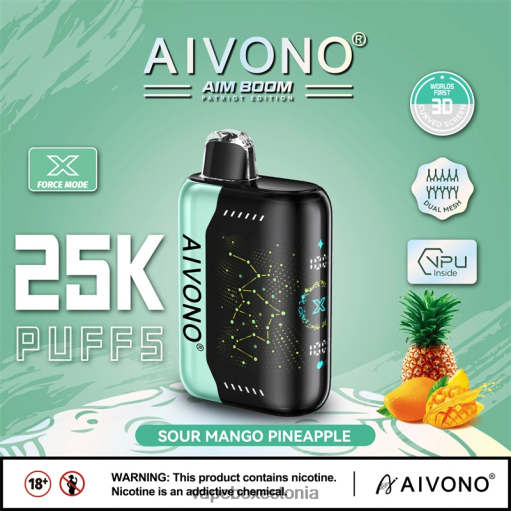Disposable Vape Eesti - hapu mango ananass Aivono AIM BOOM 25 000 BN286351