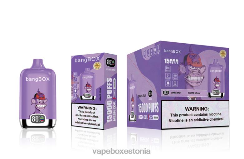 Vape Eesti - Bang Box 15000 pahvi 4R2L649 viinamarjaželee