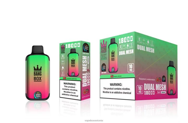 Vape Eesti - Bang Box 18000 pahvi 4R2L697 vaarikas arbuus
