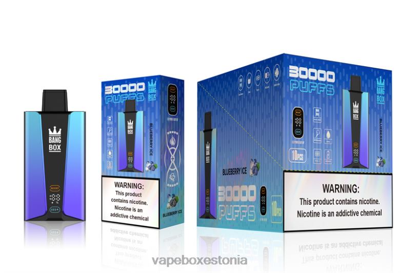 Vape Eesti - Bang Box 30 000 pahviga nutikas ekraan 4R2L679 mustikajää