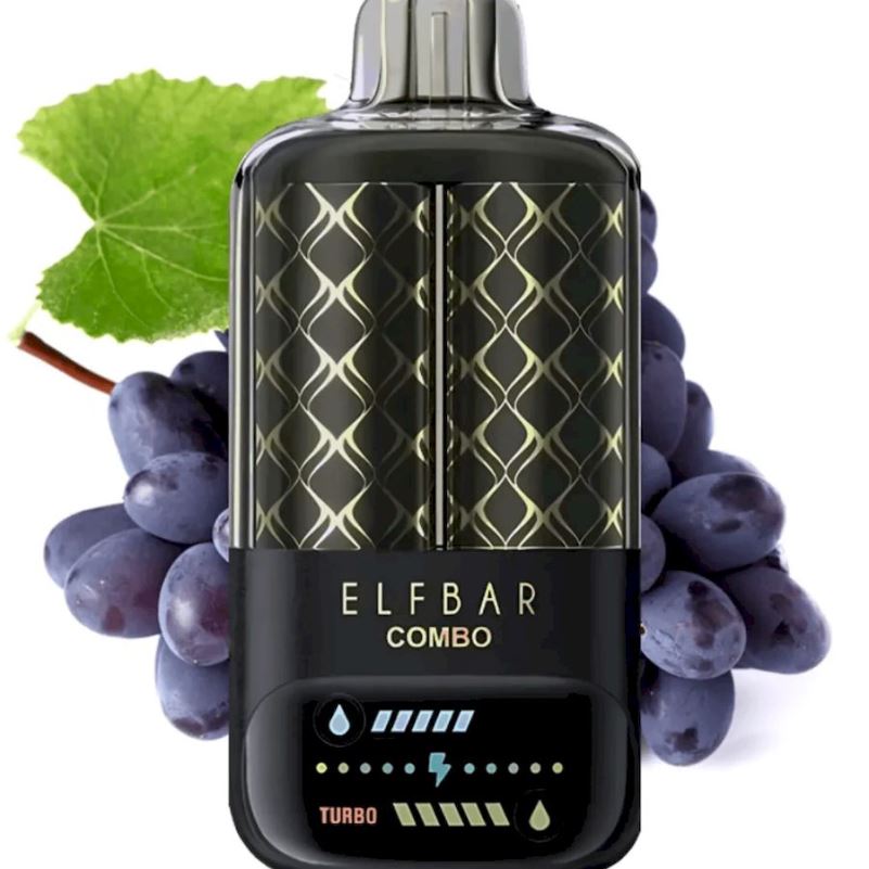 Vape Eesti - Elf Bar Combo 25 000 viinamarja ja maarja jook P4T0R7