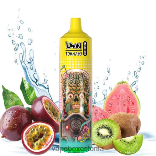 Vape Eesti - kiivi kannatuspuu guajaav UWIN CRYSTAL 35k ühekordne vape BN286388