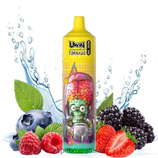 Vape Eesti - segatud marjad UWIN CRYSTAL 35k ühekordne vape BN286394