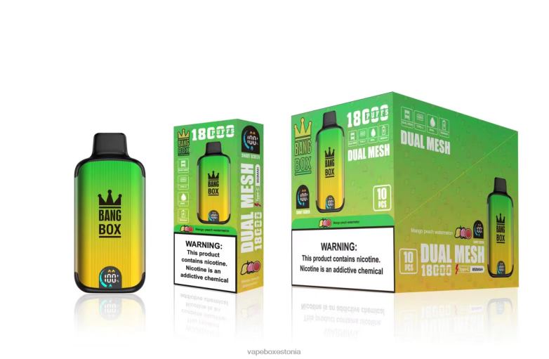 Vape Liquid - Bang Box 18000 pahvi 4R2L689 mango virsik arbuus