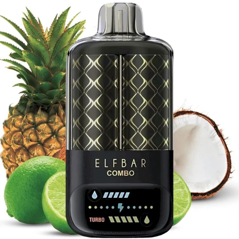 Vape Liquid - Elf Bar Combo 25 000 laim & ananass P4T0R5