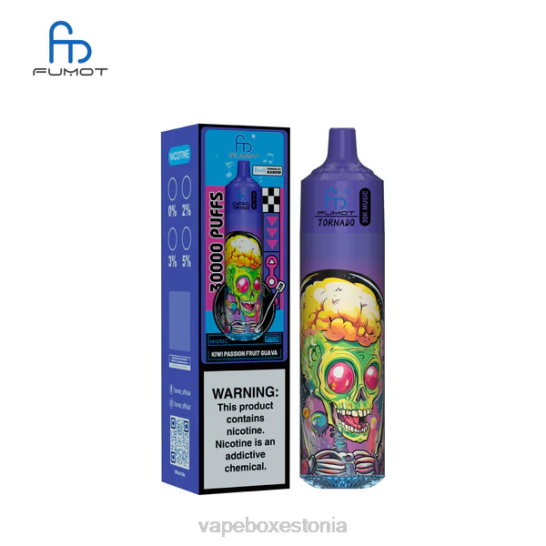 Vape Liquid - Fumot Tornado 30k muusikat kiivi kannatuspuu guajaav 8Z8R14