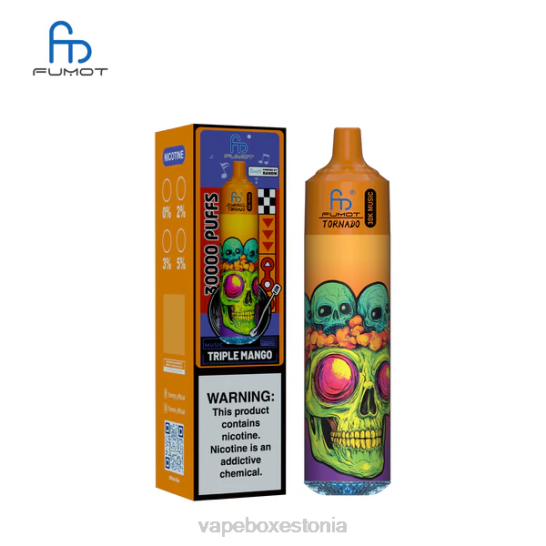 Vape Liquid - Fumot Tornado 30k muusikat kolmekordne mango 8Z8R29