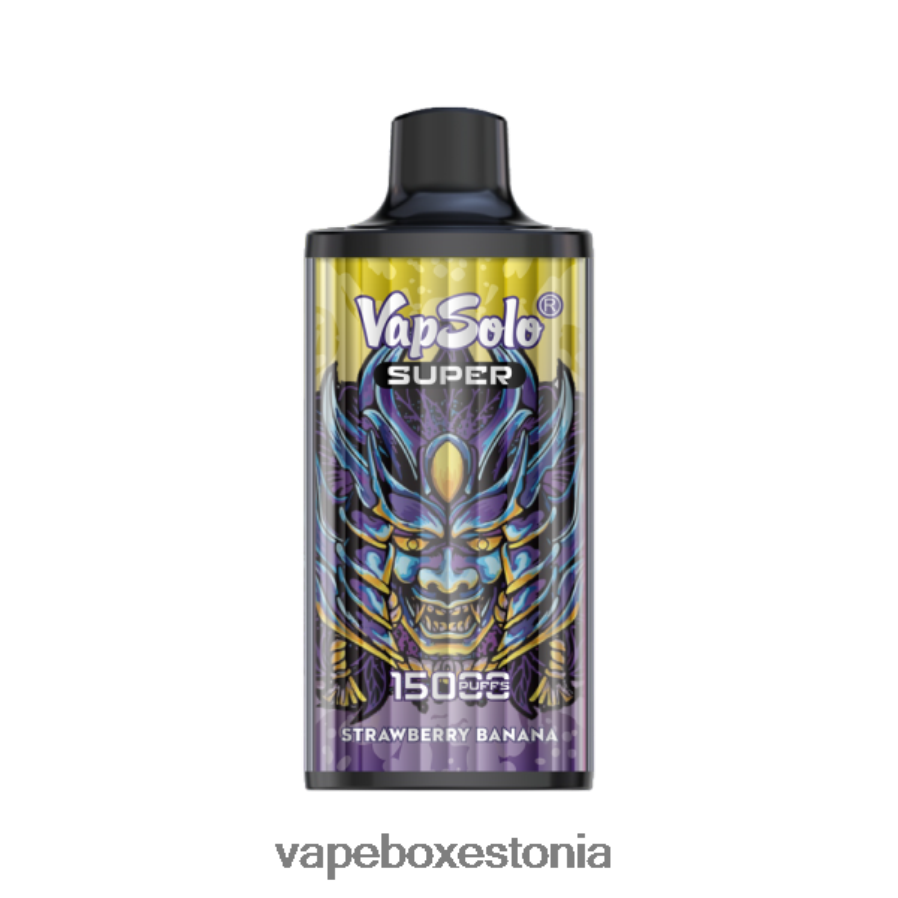 Vape Liquid - Vapsolo SUPER ühekordne vape maasika banaan ZPF6T2134