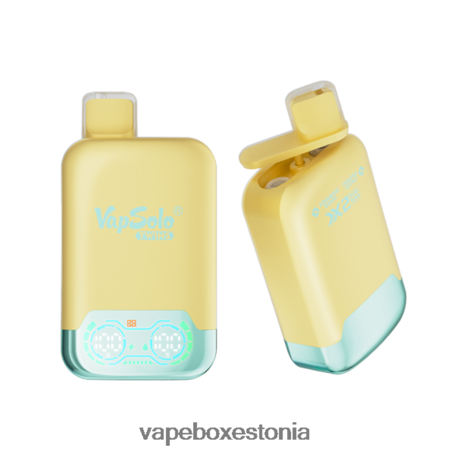Vape Liquid - Vapsolo TWINS ühekordne vape ananassi kookose ja maasika banaan ZPF6T2143