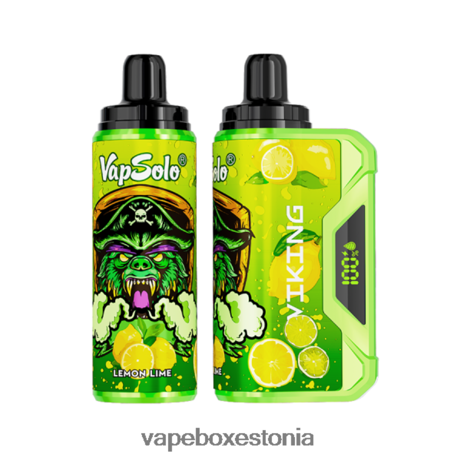 Vape Liquid - Vapsolo VIKING ühekordne vape sidruni laim ZPF6T2152