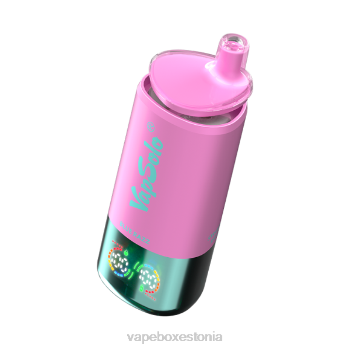 Vape Liquid - ananassi kookose ja maasika banaan ja sinine razz VapSolo Triple 30 000 pahvi B6482