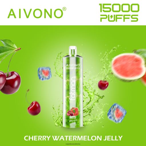 Vape Liquid - rõõmsameelne arbuusitarretis Aivono FATMAN 15 000 BN28620