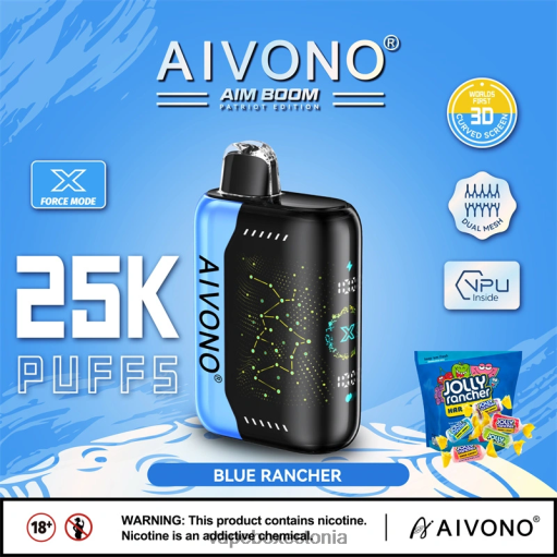 Vape Liquid - sinine karjakasvataja Aivono AIM BOOM 25 000 BN286344