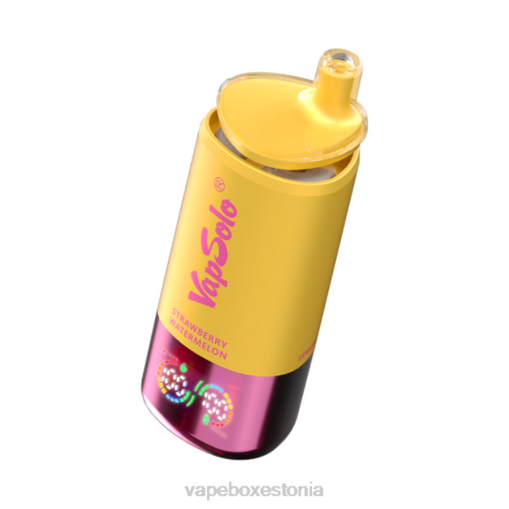 Vape Liquid - troopilised puuviljad ja maasikas arbuus ja sidrunivirsik VapSolo Triple 30 000 pahvi B6488