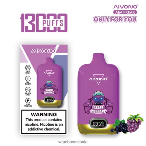 Vape Liquid - viinamarjasõstar Aivono AIM FREAK 13 000 BN286251