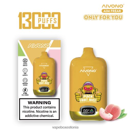Vape Liquid - virsiku puuviljamahl Aivono AIM FREAK 13 000 BN286245