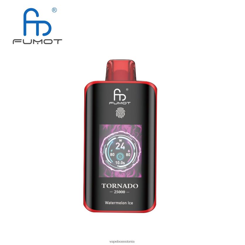Disposable Vape Eesti - arbuusi jää Fumot Tornado 25000 ühekordset veipi DJZ4D812
