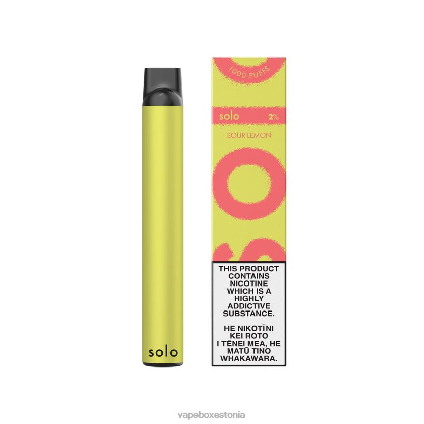 Disposable Vape Eesti - Solo ühekordne vape R22V412 hapu sidrun