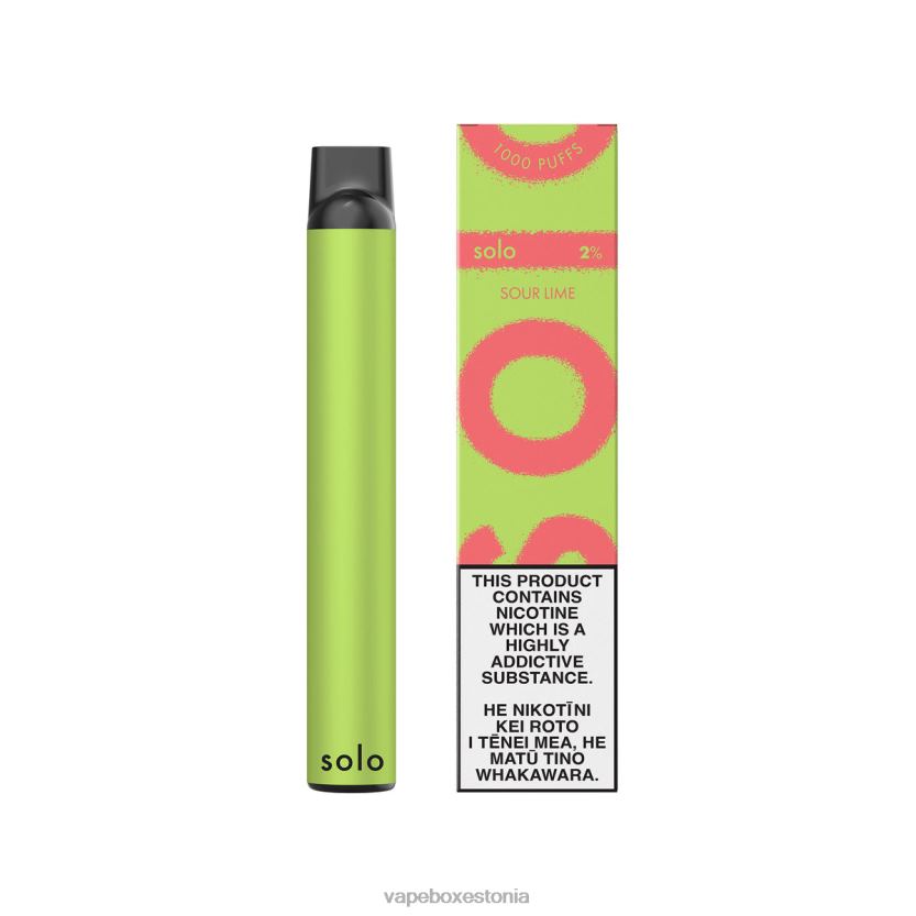 Disposable Vape Eesti - Solo ühekordne vape R22V418 hapu laim