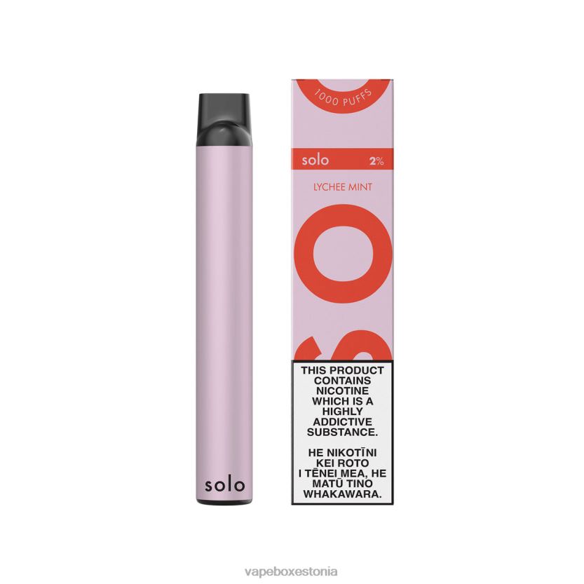 Disposable Vape Eesti - Solo ühekordne vape R22V49 litši piparmünt