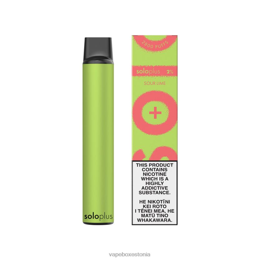 Vape Eesti - Solo Plus ühekordne vape R22V434 hapu laim