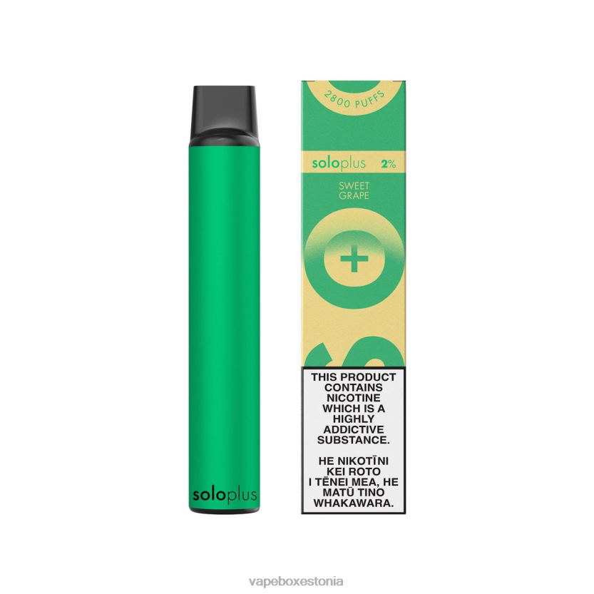 Vape Eesti - Solo Plus ühekordne vape paradiisi kollektsioon R22V440 magus viinamari