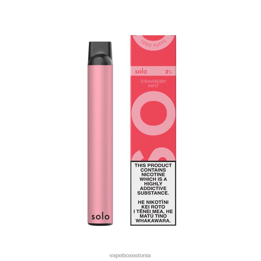 Vape Eesti - Solo ühekordne vape R22V44 maasika piparmünt