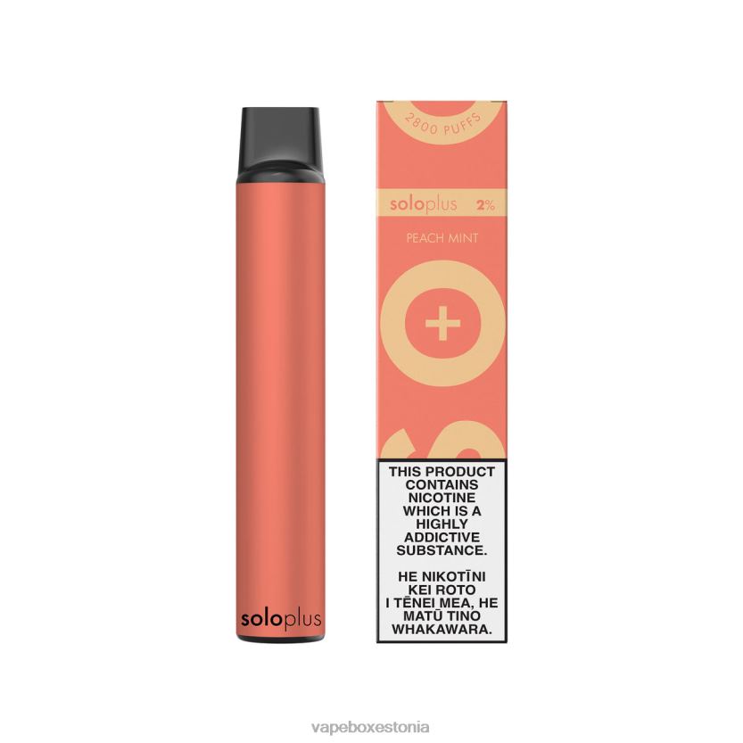 Vape Liquid - Solo Plus ühekordne vape R22V423 virsiku piparmünt