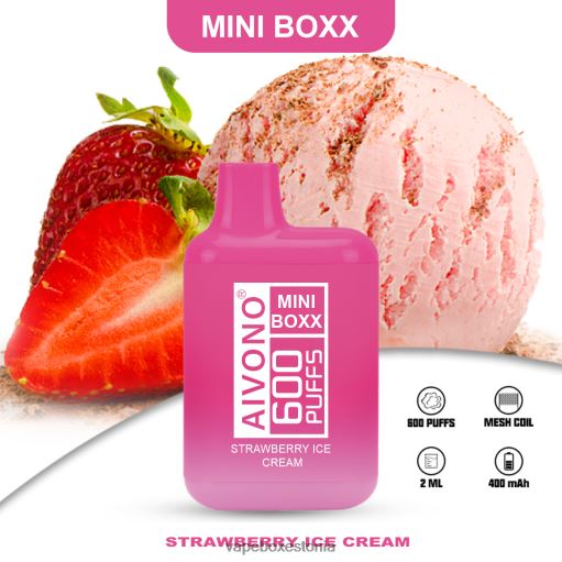 Vape Eesti - maasikajäätis Aivono AIM MINI BOXX 600 BN286232