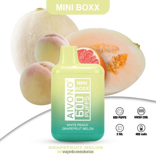 Vape Eesti - valge virsiku greipfruudi melon Aivono AIM MINI BOXX 600 BN286241