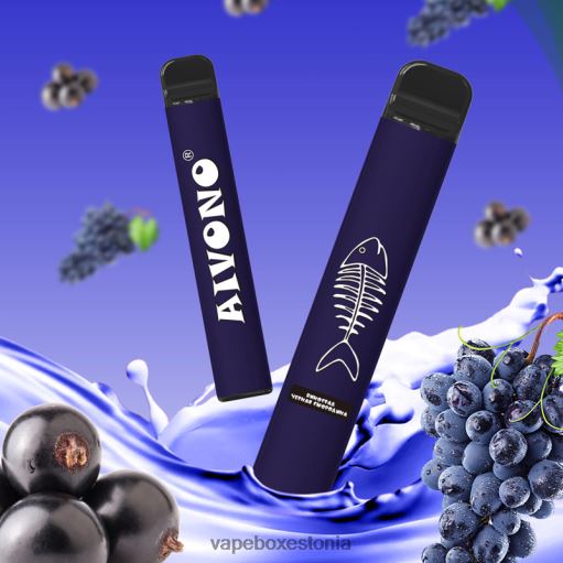 Vape Liquid - viinamarja mustsõstar Aivono AIM FISHBONE 600 BN286284
